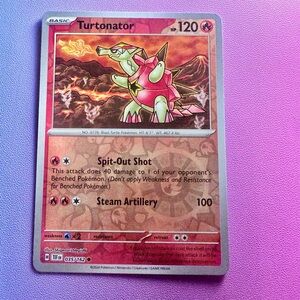 turtonator [reverse holo] - 035/162 (common) — pokemon: temporal forces